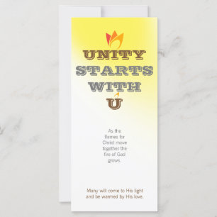 Carte L'UNITÉ COMMENCE AVEC U (feu orange à rouge) & Log