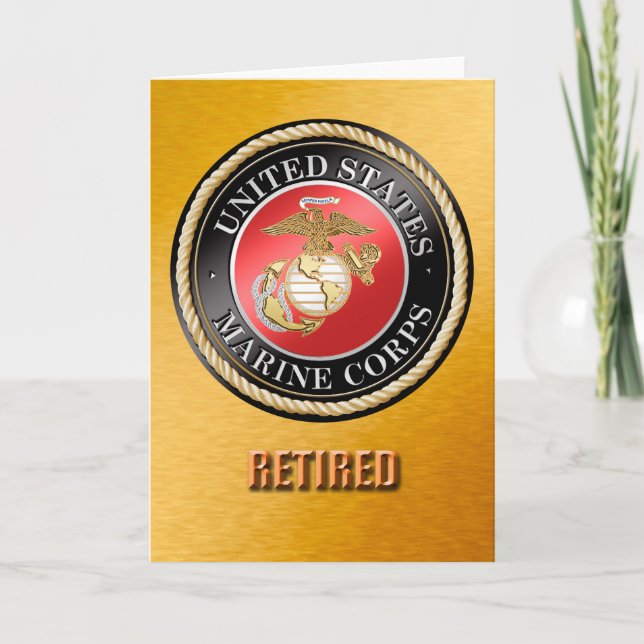 Carte L'usmc retiré cardent (Devant)