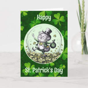 Carte Lutins irlandais chanceux