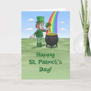 Carte Lutins Joyeuse Saint-Patrick