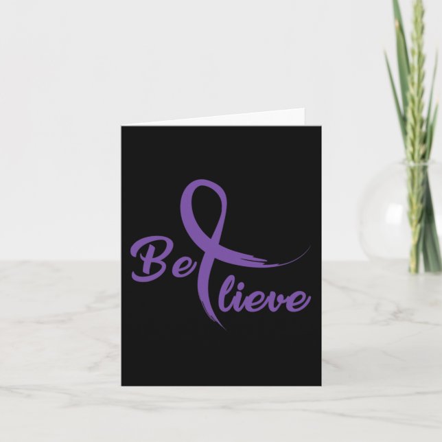 Carte Lutte contre le cancer du pancréas Ruban 3 (Devant)