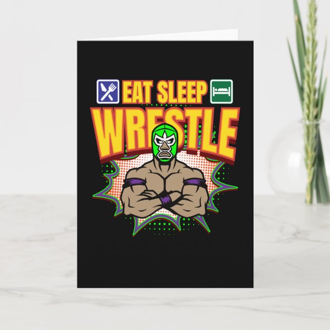 Carte Lutte du sommeil Lucha Libre (Devant)