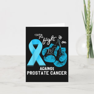 Carte Lutter Soutien Cancer de la prostate Guerrier Pros