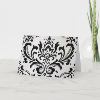 CARTE LUXE NOIR ET BLANC