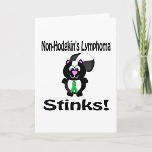 Carte Lymphome non hodgkinien pue ruban de sensibilisati