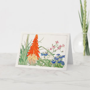 Carte Lys torches, Lobelia par Tanigami Konan