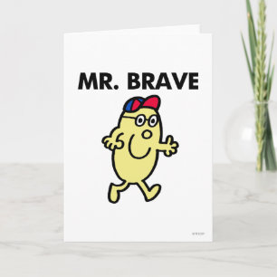 Carte M. Brave Waving Bonjour