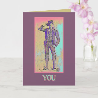 Carte "M. Cool"/Joyeux Anniversaire