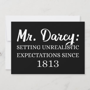 Carte M. Darcy : Des attentes irréalistes depuis 1813 II