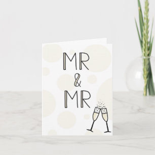 Carte M. et M. Wedding Card
