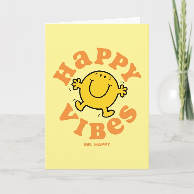 Carte M. Happy Vibes (Devant)