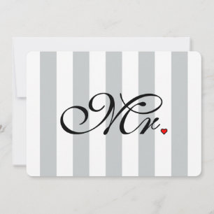 Carte M. Husband Groom Cliquez pour Customiser des bande