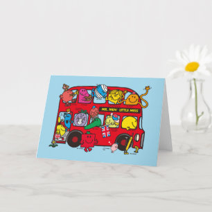 Carte M. Men & Little Miss Crowded Bus