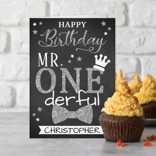 Carte M. ONEderful 1er anniversaire