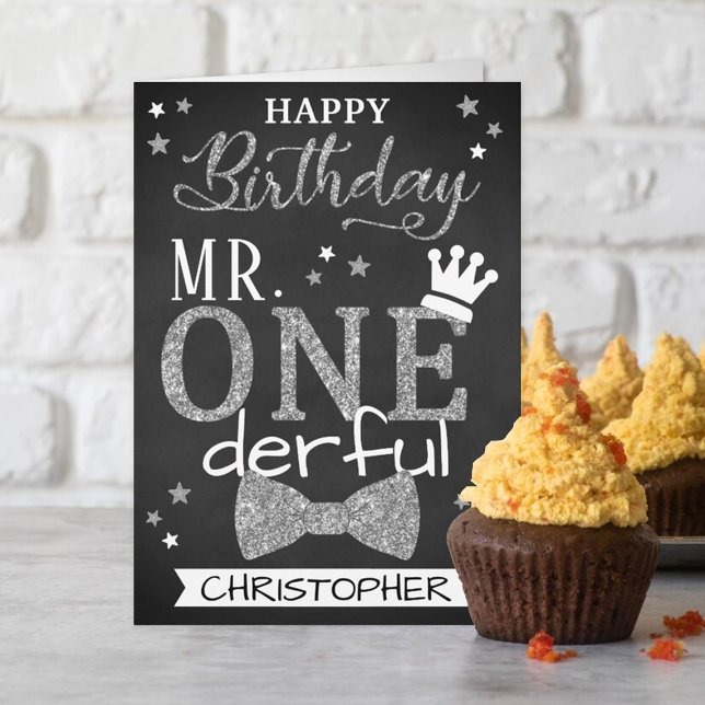 Carte M. ONEderful 1er anniversaire (Créateur téléchargé)