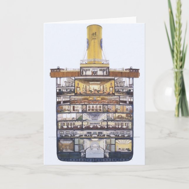 Carte M/S Kungsholm (Devant)