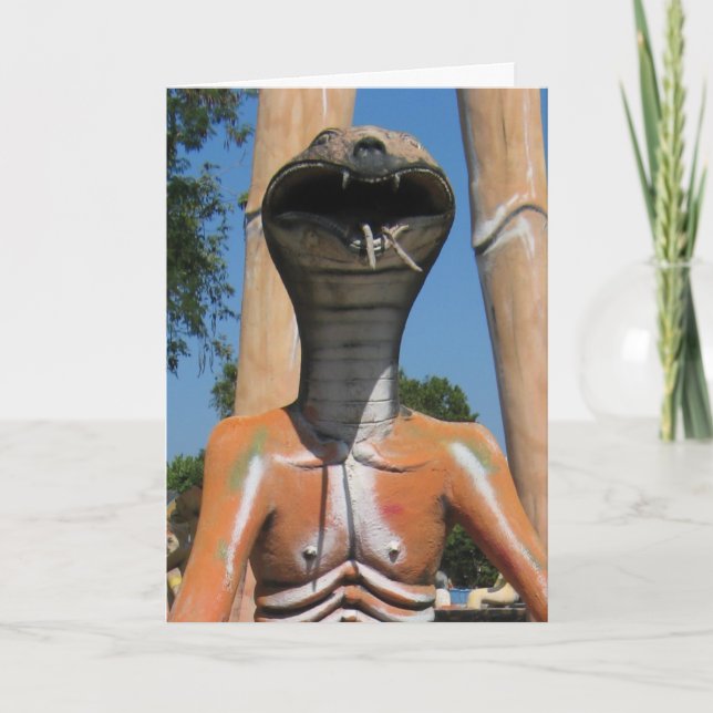 Carte M. Snake AKA Cobra Head ... Enfer bouddhiste (Devant)