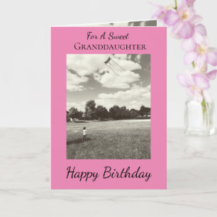 Carte Ma belle-petite-fille suit tes rêves Anniversaire