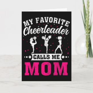 Carte Ma cheerleader préférée m'appelle maman pour la fê