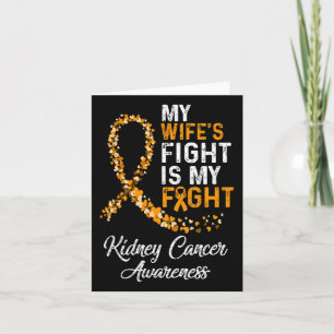 Carte Ma Femme Lutte Est Ma Lutte Contre Le Cancer Du Re