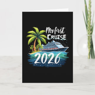 Carte Ma première croisière 2026 Drôle Première fois Vac