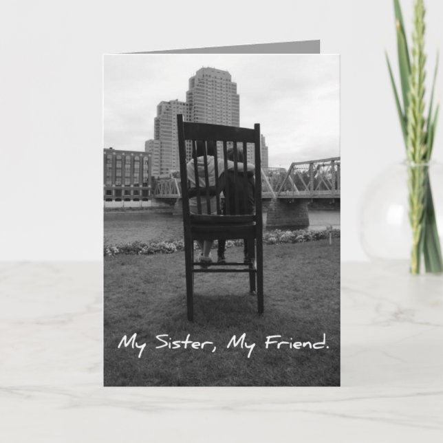 Carte Ma soeur, mon amie (Devant)