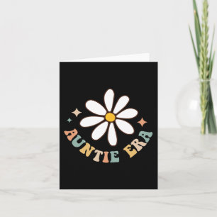 Carte Ma tante Ère Amant Groovy Rétro Tante Fête des mèr