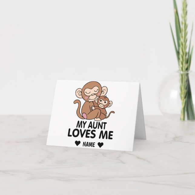 Carte Ma tante m'aime (Devant)