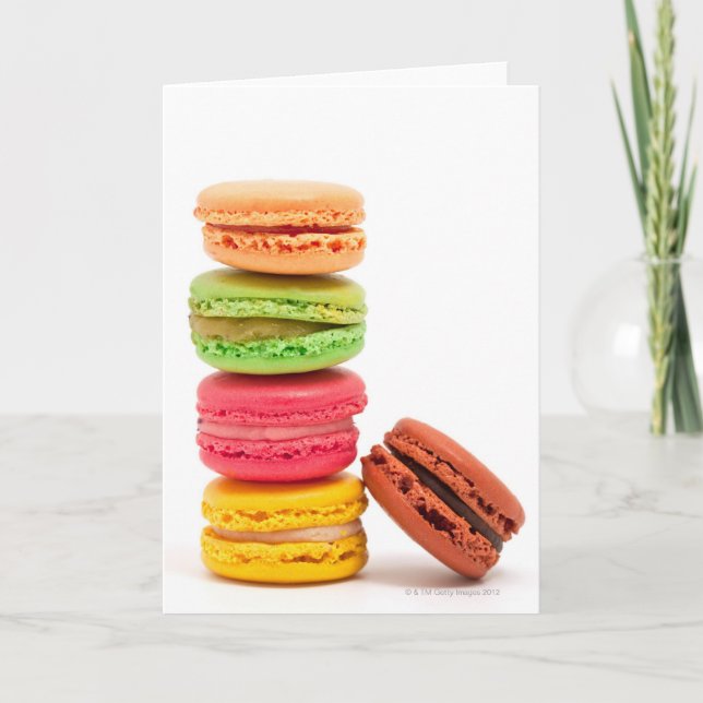 Carte Macarons français (Devant)