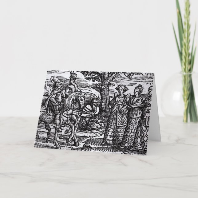 Carte Macbeth, Banquo et les trois sorcières (Devant)