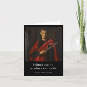 Carte Machiavel Cite L'Art De Guerre Machiavélique Wise