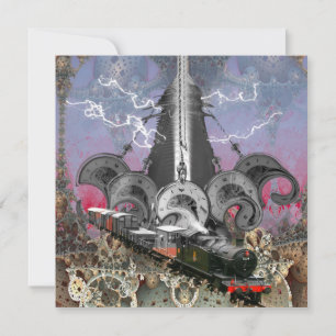 Carte Machine à temps Steampunk