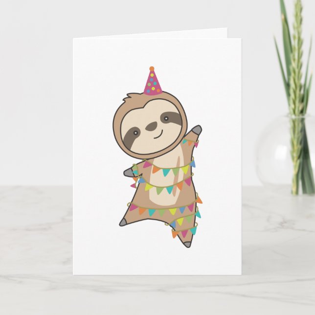 Carte Machines À Sous Beaux Animaux Pour Enfants Anniver (Devant)