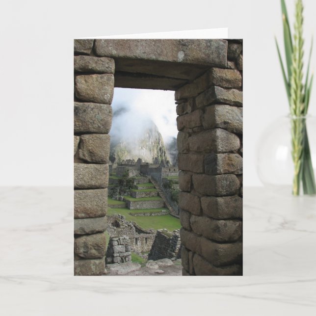 Carte Machu Picchu, Pérou (Devant)