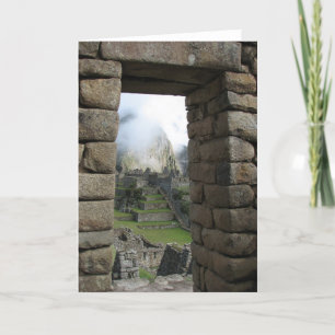 Carte Machu Picchu, Pérou