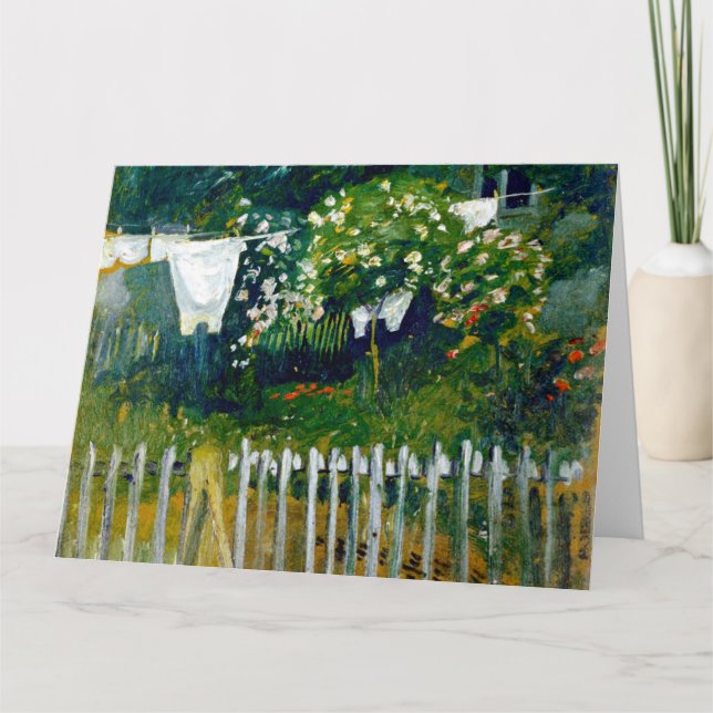 Carte Macke - Lave-linge dans le jardin à Kandern (Devant)