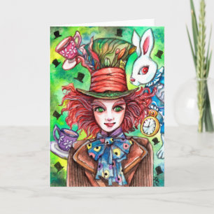 Carte Mad Hatter et Rabbit