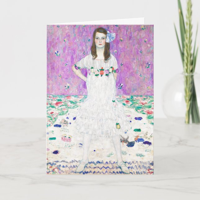 Carte Mada Primavesi par Gustav Klimt Peinture artistiqu (Devant)