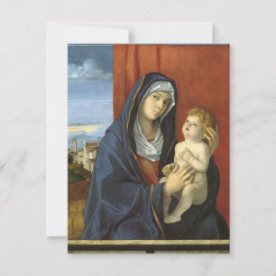 Carte Madone à l'Enfant de Giovanni Bellini