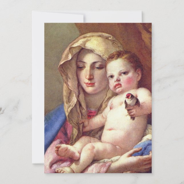 Carte Madonna du Goldfinch (Devant)
