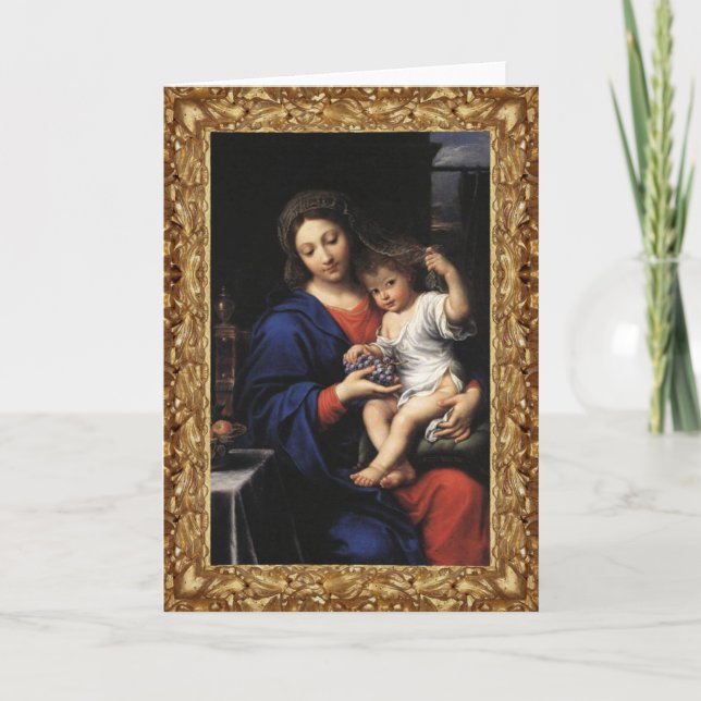 Carte Madonna et Enfant (Devant)
