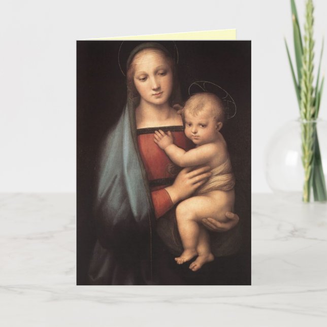 Carte Madonna et enfant (Devant)