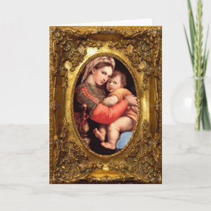 Carte Madonna et Enfant