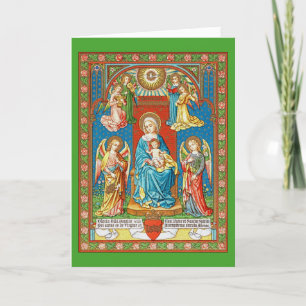 Carte Madonna et enfant