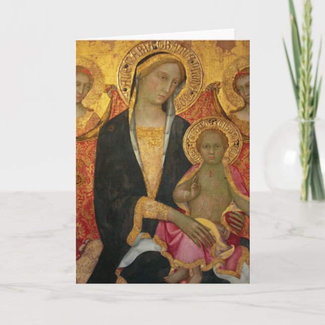 Carte Madonna et l'enfant (Devant)