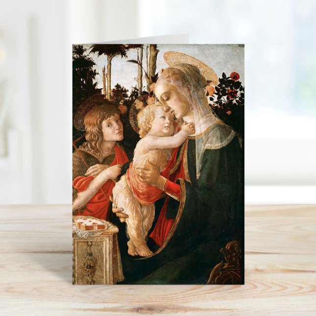 Carte Madonna et l'enfant | Botticelli (Créateur téléchargé)