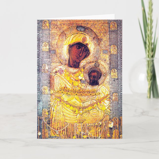 Carte Madonna noire (Devant)