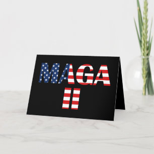 Carte MAGA 2, drapeau américain