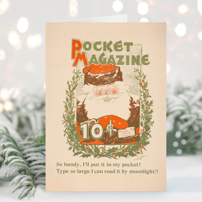 Carte Magazine de poche vintage Noël (Créateur téléchargé)