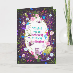 Carte Magical and Enchanting Birthday, Granddaughter
